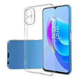 Tecno Camon 19 Neo Kılıf Şeffaf İnce Esnek Silikon Kılıf Zipax-Süper