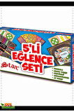 1 Adet Star 5 li Eğlence Seti Kız Oyuncakları Erkek Cocuk Egitici Montessori Oyuncak
