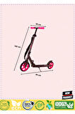 Evo Flexi Max 2 Tekerlekli Scooter Pembe Kız Erkek Çocuk Oyuncakları Eğitici Oyuncaklar