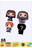 Funko Bitty Pop Harryyy Potterrrr Hermione 4'lü Paket Kız Erkek Çocuk Oyuncakları Eğitici Oyu