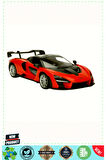 96600 1:14 Mclaren Senna Işıklı Uzaktan Kumandalı Araba 32cm Kız Erkek Çocuk Oyuncakları Eğit