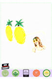 Luau Party Hawaii Ananas Parti Gözlüğü 14x12cm Kız Erkek Çocuk Oyuncakları Eğitici Oyuncaklar