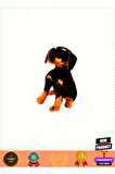 Oturan Rottweiler Peluş 68cm. Kız Erkek Çocuk Oyuncakları Eğitici Oyuncaklar
