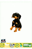 Oturan Rottweiler Peluş 68cm. Kız Erkek Çocuk Oyuncakları Eğitici Oyuncaklar