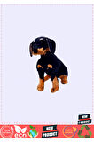 Oturan Rottweiler Peluş 68cm. Kız Erkek Çocuk Oyuncakları Eğitici Oyuncaklar