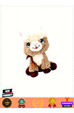 3188 Peluş Lama 35cm Kız Erkek Çocuk Oyuncakları Eğitici Oyuncaklar