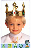 Plastik Kral Tacı Altın Renk Çocuk Boy Kız Erkek Çocuk Oyuncakları Eğitici Oyuncaklar