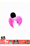 Pembe Renk Bebek Boy Küçük Melek Kanadı 40x55cm Kız Erkek Çocuk Oyuncakları Eğitici Oyuncakla