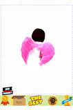 Pembe Renk Bebek Boy Küçük Melek Kanadı 40x55cm Kız Erkek Çocuk Oyuncakları Eğitici Oyuncakla