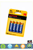 Kodakkk Max Süper Alkalin Kalem Pil 4lü Aa Kız Erkek Çocuk Oyuncakları Eğitici Oyuncaklar