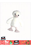 Uyku Arkadaşı Ördek Peluş Krem 34cm Kız Erkek Çocuk Oyuncakları Eğitici Oyuncaklar