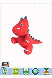 Dino Peluş Oyuncak Turuncu 40cm Kız Erkek Çocuk Oyuncakları Eğitici Oyuncaklar