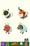 Dress Your Puppy Mini Figür Kız Erkek Çocuk Oyuncakları Eğitici Oyuncaklar