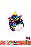 Squishmallowwww Zebra Safiyah 20cm Kız Erkek Çocuk Oyuncakları Eğitici Oyuncaklar