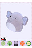 Squishmallowwww Gümüş Fil 20cm Kız Erkek Çocuk Oyuncakları Eğitici Oyuncaklar