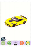 Welly 1:24 2017 Chevrolet Corvette Z06 Kız Erkek Çocuk Oyuncakları Eğitici Oyuncaklar