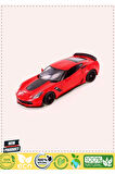 Welly 1:24 2017 Chevrolet Corvette Z06 Kız Erkek Çocuk Oyuncakları Eğitici Oyuncaklar