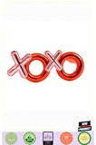 Kırmızı Renk Xoxo Yazılı Parti Gözlüğü 17x7cm Kız Erkek Çocuk Oyuncakları Eğitici Oyuncaklar