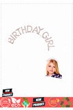 Gümüş Kristal Taşlı Birthday Girl Doğum Günü Tacı Ithal Ürün A Kalite 17x16cm Kız Erkek Çocuk