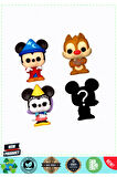 Funko Bitty POP Disneyyy Sorcerer Mickey 4'lü Paket 1 Gram Kız Erkek Çocuk Oyuncakları Eğitici Oyunc