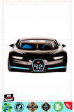 BBuragoo 1:18 Bugatti Chiron 42 Seconds Model Araba 1 Gram Kız Erkek Çocuk Oyuncakları Eğitici Oyunc