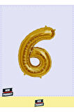 Şekilli Supershape Gold Rakam Folyo Balon 6 Numara 1 Gram Kız Erkek Çocuk Oyuncakları Eğitici Oyunca