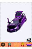 Jada 1:24 Pink Slips Lamborghini Aventador SV Model Araba 1 Gram Kız Erkek Çocuk Oyuncakları Eğitici