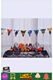 Cadılar Bayramı Halloween Flama Bayrak Banner Süs 8 li 3 Metre 1 Gram Kız Erkek Çocuk Oyuncakları Eğ