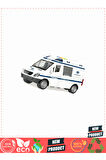 WY590E-F 1:16 Sürtmeli Sesli Işıklı Ambulans / Polis Arabası 1 Gram Kız Erkek Çocuk Oyuncakları Eğit