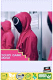 Squid Game Maskesi Kalamar Oyun Maskesi Yuvarlak Ithal Ürün 5 Litre Kız Erkek Çocuk Oyuncakla