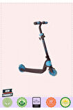 Evo 2 Tekerlekli Hafif Hız Scooter Mavi 5 Litre Kız Erkek Çocuk Oyuncakları Eğitici Oyuncaklar