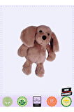 Uyku Arkadaşı Köpek Peluş Kahve 34cm 5 Litre Kız Erkek Çocuk Oyuncakları Eğitici Oyuncaklar
