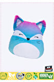 Squishmallowwww Pembe Mavi Tilki Vickie 20cm 5 Litre Kız Erkek Çocuk Oyuncakları Eğitici Oyuncaklar