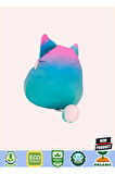 Squishmallowwww Pembe Mavi Tilki Vickie 20cm 5 Litre Kız Erkek Çocuk Oyuncakları Eğitici Oyuncaklar