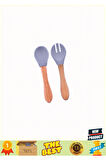 Oioi Mama Kaşığı Ve Çatal Seti Powdergrey 5 Litre Kız Erkek Çocuk Oyuncakları Eğitici Oyuncaklar
