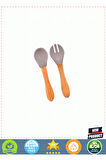 Oioi Mama Kaşığı Ve Çatal Seti Powdergrey 5 Litre Kız Erkek Çocuk Oyuncakları Eğitici Oyuncaklar