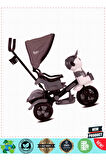 BabyyHopeee 125 Yupi Triycle 3 Tekerli Kontrollü Bisiklet (Özel)Gri 1 Gram Kız Erkek Çocuk Oyuncakla