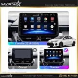 Toyota Corolla 2017-2020 Model 2+32GB Android 13 Kablosuz Carplay Navigasyon Multimedya Sistemi 