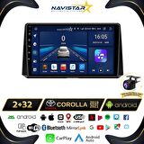 Toyota Corolla 2019-2021 Model 2+32GB Android 13 Kablosuz Carplay Navigasyon Multimedya Sistemi 