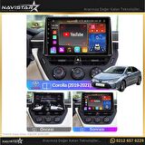 Toyota Corolla 2019-2021 Model 2+32GB Android 13 Kablosuz Carplay Navigasyon Multimedya Sistemi 