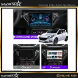 Opel CORSA 2017-2019 Model 2+32GB Android 13 Kablosuz Carplay Navigasyon Multimedya Sistemi 