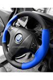Opel Corsa C Uyumlu Dikmeli Direksiyon Kılıfı Iki Renkli Mavi-Siyah(4PRC) Uyumlu