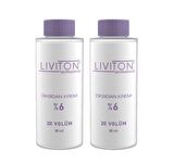 Liviton Professional Ev Tipi %6 Oksidan Krem 20 volume 90 ml 2 Adet