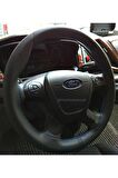 Ford Courier Uyumlu Direksiyon Kılıfı Dikmeli Soft Mavi Ipli (38×10.5CM)