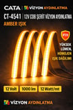 CATA CT-4541 AMBER COB ŞERİT LED 12 VOLT