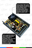 IP45 Yağmur Korumalı 12V 33.3A Güç Kaynağı, 400W LED Sürücü AC/DC Trafo Dönüştürücü