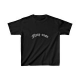 Çocuk Unisex Baskılı T-Shirt - Siyah