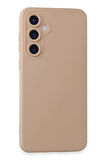 Samsung Galaxy S24 Kılıf Nano içi Kadife Silikon - Pudra