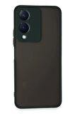 Vivo Y17S Kılıf Montreal Silikon Kapak - Yeşil