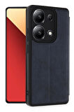 Xiaomi Redmi Note 13 4G Kılıf Flip Cover - Lacivert
